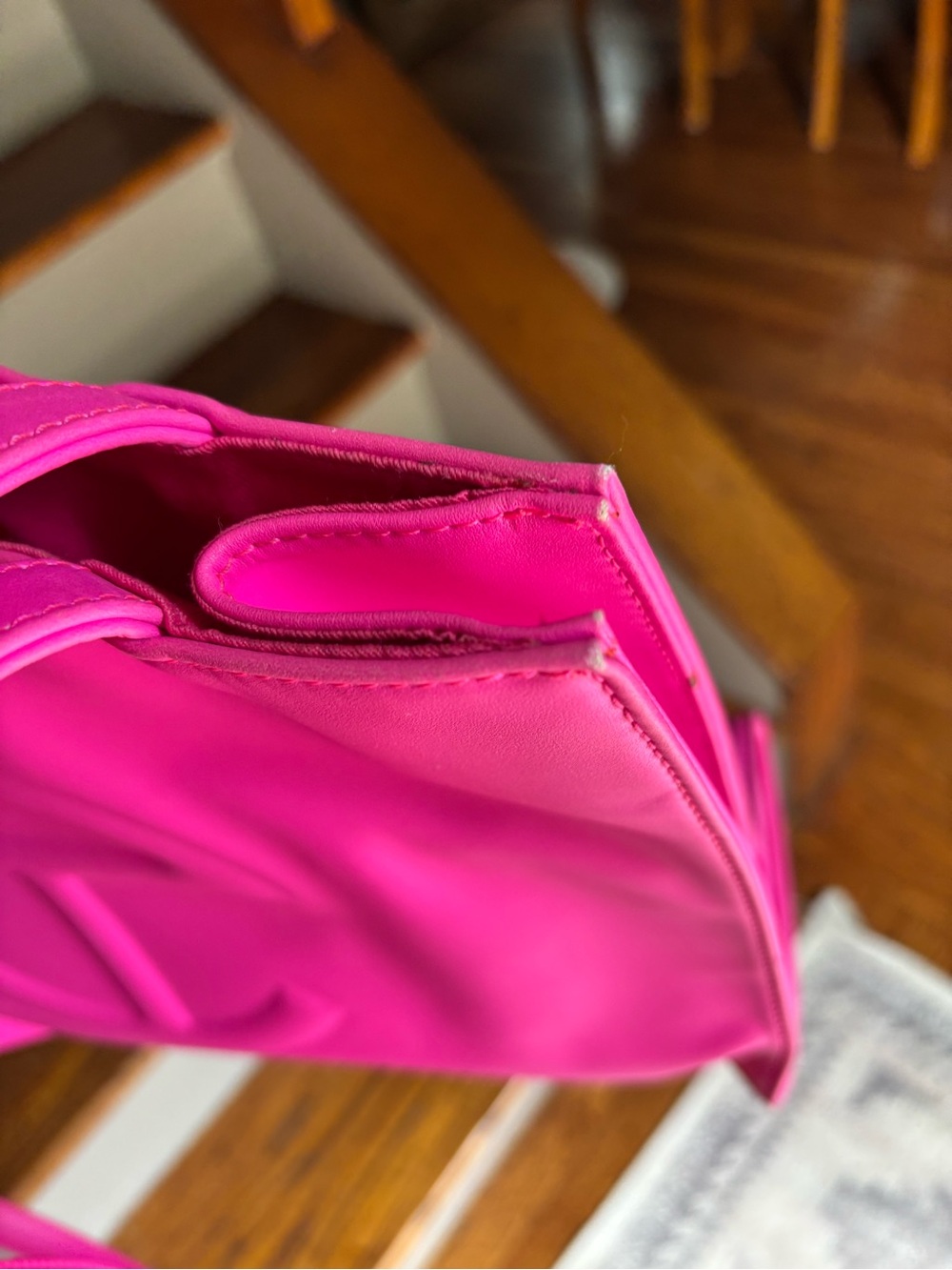 Telfar Azalea pink and Bronze Medium Shopping Totes - Picture 4 of 7